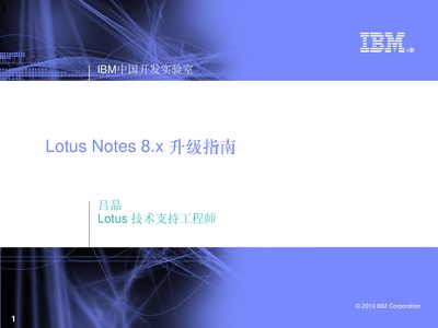 IBM Lotus Notes 8.x Installation Guide - cover page