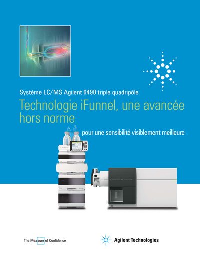Agilent 6490 Triple Quadrupole LC/MS System Product Leaflet - cover page