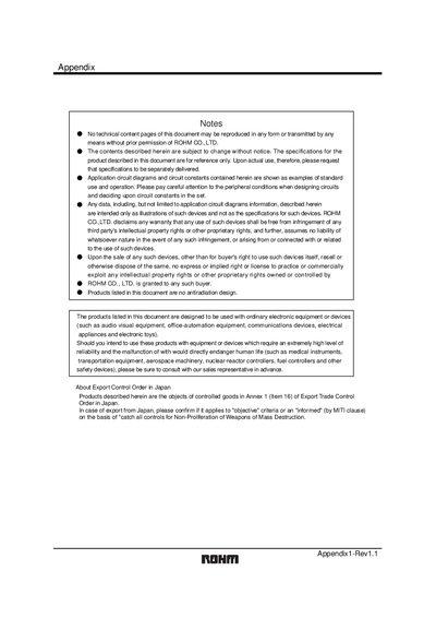 ROHM Notes Manual - cover page