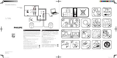Philips SPA2380 Multimedia Speaker User Manual - cover page