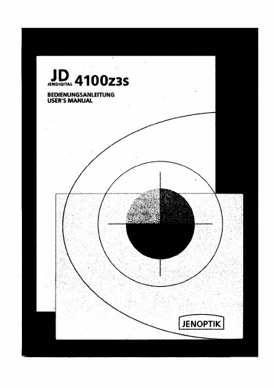 JENDIGITAL 4100Z3S user manual - cover page
