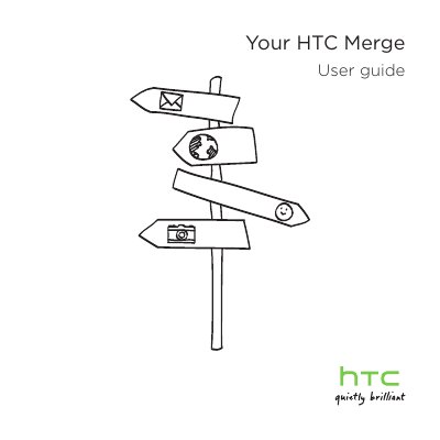 HTC Merge User Guide - cover page
