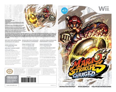 Nintendo Mario Strikers Charged User Manual - cover page