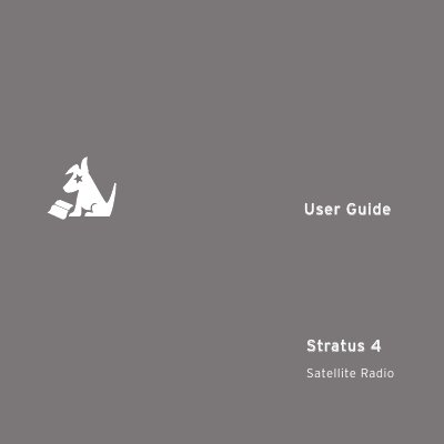 SIRIUS Stratus 4 Dock & Play Radio User Guide