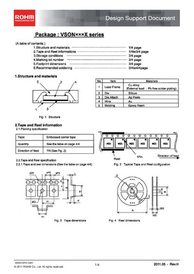 ROHM VSONxxxX Series Design Support Document - cover page
