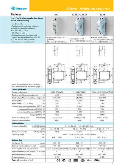 KeXey 20 Modular Step Relay Manual