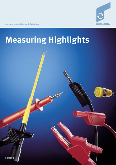 Hirschmann Measuring Highlights Product Leaflet - cover page