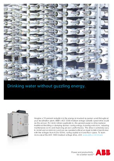 ABB ACS 2000 Variable Speed Drive Product Leaflet - cover page