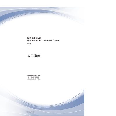 IBM solidDB Universal Cache V6.5 User Guide