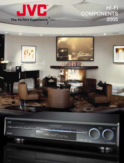 JVC Home Theater Receivers Product Leaflet 2005 - cover page