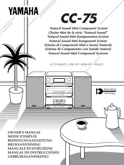 Yamaha CC-75 System Owner's Manual - cover page