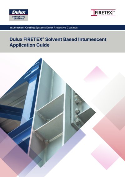 Dulux FIRETEX FX2000 Series Solvent Based Intumescent Application Guide - cover page