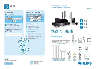 Philips HTS3568W User Guide - cover page