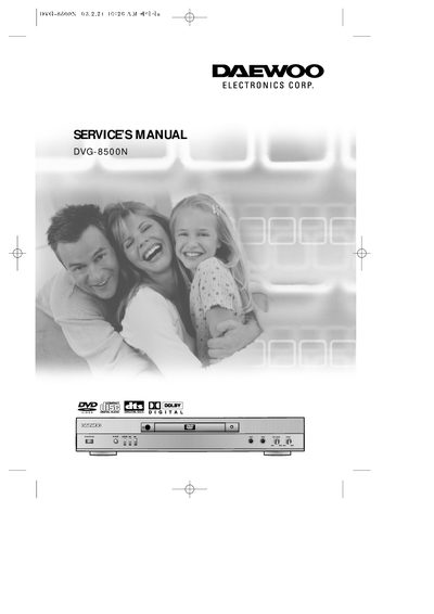 Daewoo DVG-8500N Service Manual