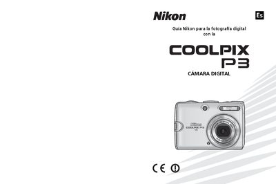 Nikon COOLPIX P3 Digital Camera User Manual - cover page
