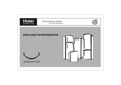 Haier Refrigerator User Manual - cover page