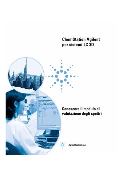 Agilent ChemStation for LC 3D Spectrum Evaluation Module User Guide - cover page