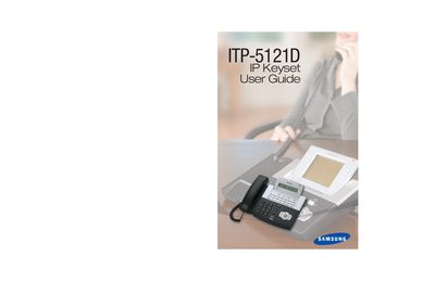 Samsung ITP-5121D IP Keyset User Manual - cover page