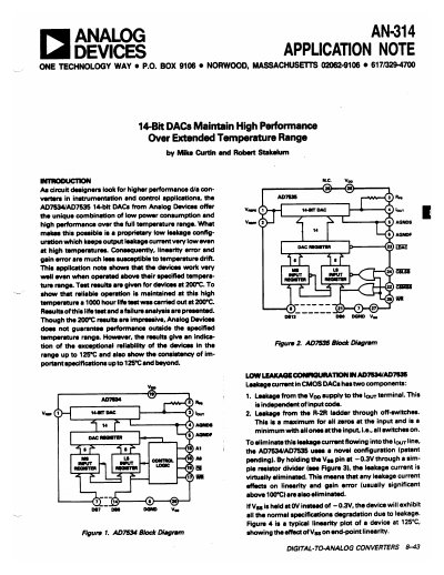 ANALOG DEVICES AN-314 handbook