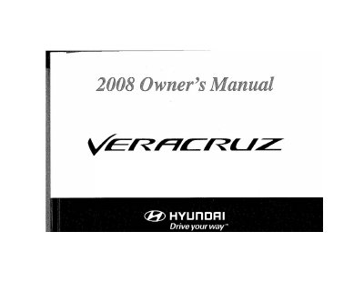 Hyundai Vehicle Owner's Manual - cover page