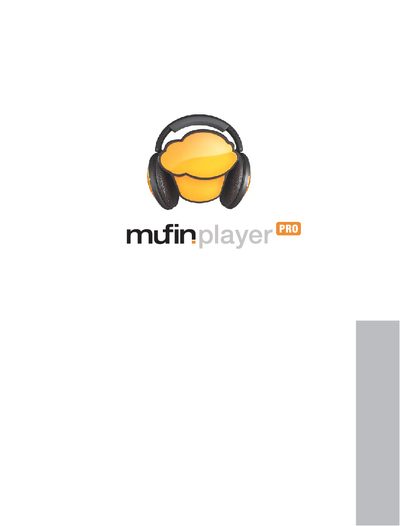 Mufin Player Pro MP3 Manager Manual - cover page