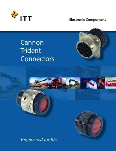 Cannon Trident Connector System Selection Guide - cover page