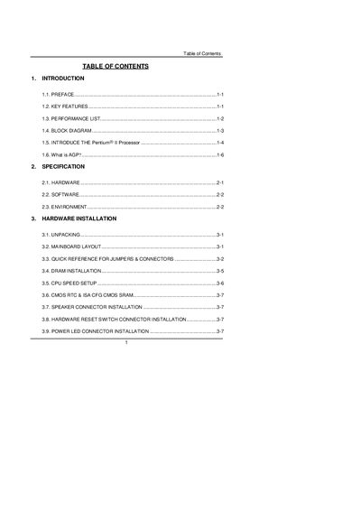 Intel 6BXU Motherboard User Manual - cover page