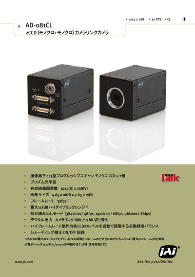 iAi CM-030 GE CB-030 GE Progressive Scan - cover page