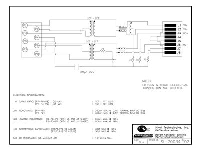 InNet S1-70034 Connector Datasheet - cover page