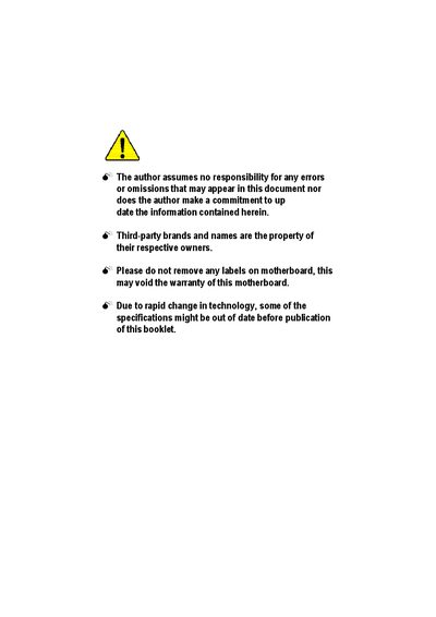 G.B.T. GA-8VD667K P4 Titan-DDR Motherboard User Manual - cover page