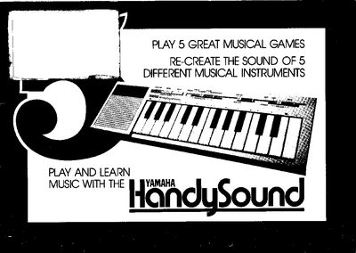 Yamaha HandySound Play and Learn User Guide - cover page