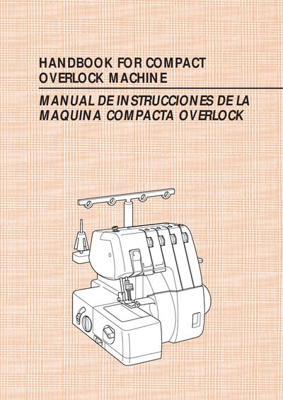 Compact Overlock Machine 5 45 45 45 4 User Manual - cover page