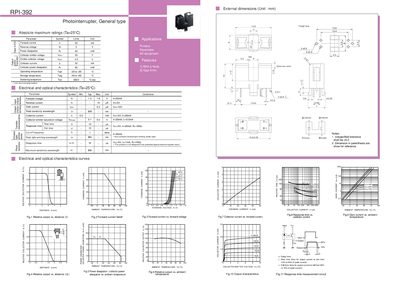 ROHM RPI-392 Datasheet - cover page