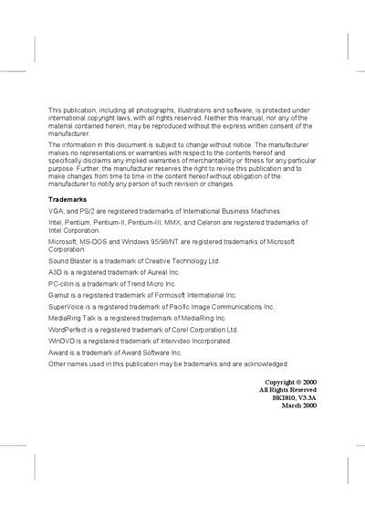 BKI810 Book PC User Manual - cover page