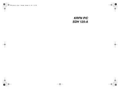 Honda 125-A Parts Catalogue - cover page