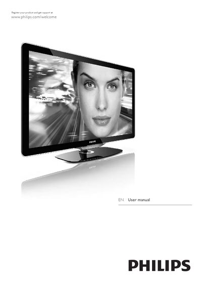 Philips PFL9705H LCD Television User Manual