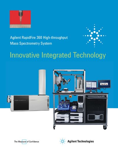 Agilent RapidFire 360 High-throughput Mass Spectrometry System Product Brochure - cover page