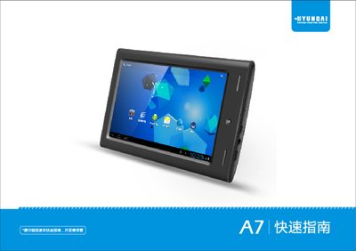Hyundai A7 Pad Quick Start Guide - cover page