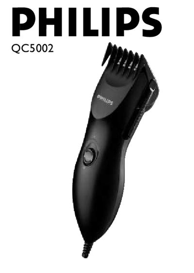 Philips QC5002 Hair Clipper User Manual - cover page