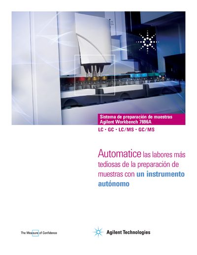 Agilent Workbench 7696A Sample Prep WorkBench Brochure Guide - cover page