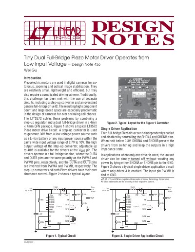 LINEAR dn436f handbook