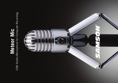 Samson Meteor Mic USB Studio Condenser Microphone User Manual - cover page