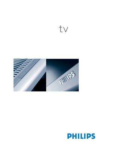 philips Television30PF9975/69 user manual - cover page