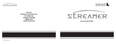 Brix Group Streamer SIR-STRPNP1 User Guide - cover page