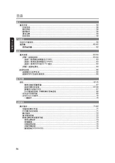 Philips DVP5990K DVD Player User Manual - cover page