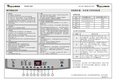 Whirlpool XQBD6572CBwashing machine Manual - cover page