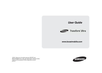 Samsung SPH-M930 User Guide - cover page