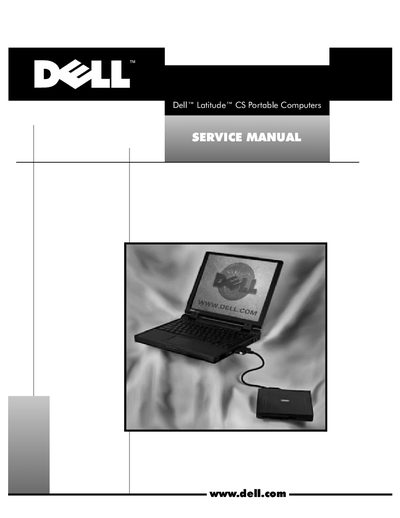 Dell Latitude CS Service Manual - cover page
