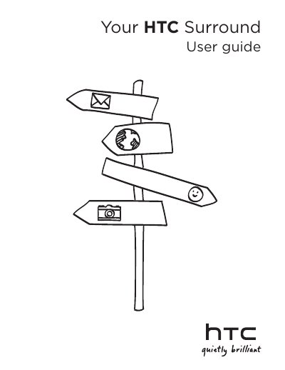 HTC Surround User Guide - cover page