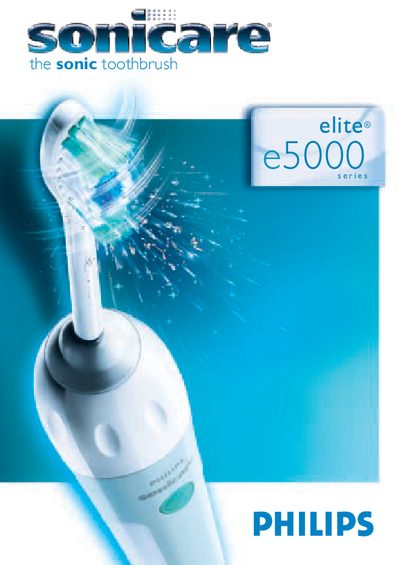 Philips Sonicare Elite e5000 Series User Manual - cover page